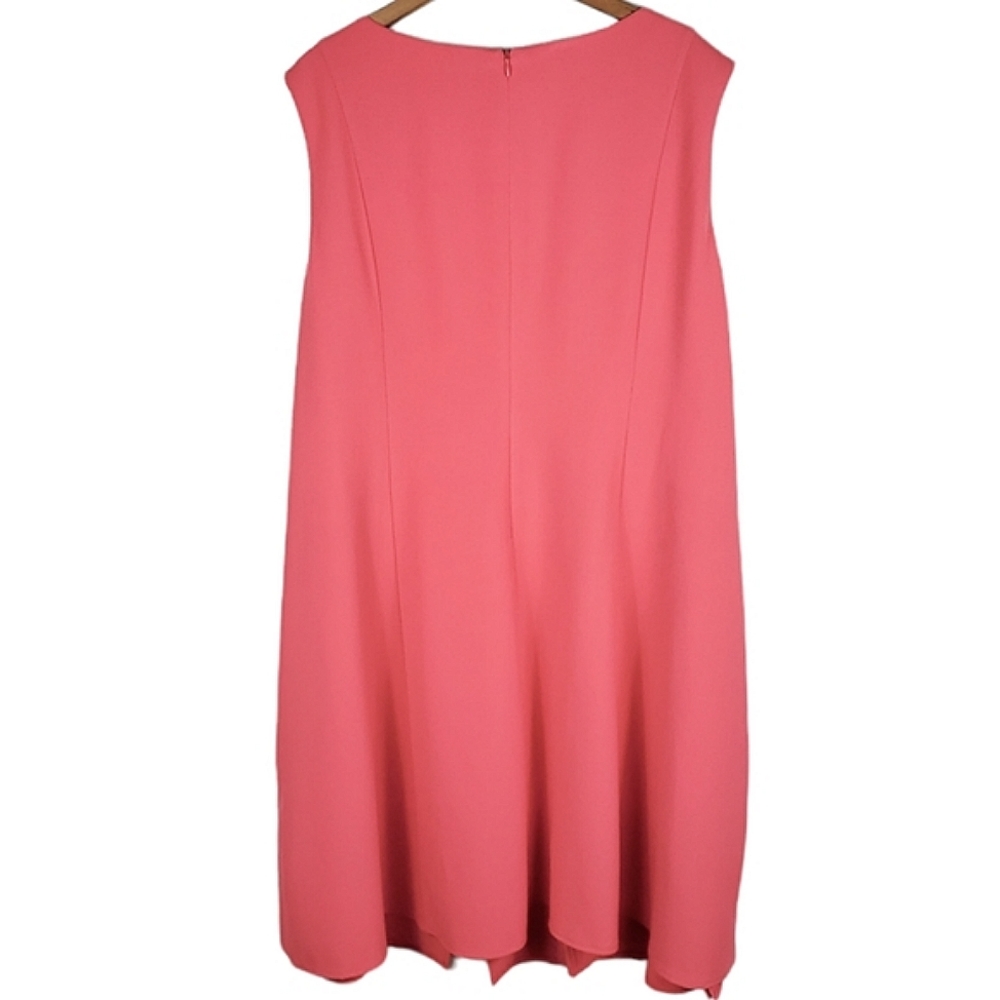 Jessica Howard Coral Fit-and-Flare Sleeveless Midi Dress - Picture 4 of 6